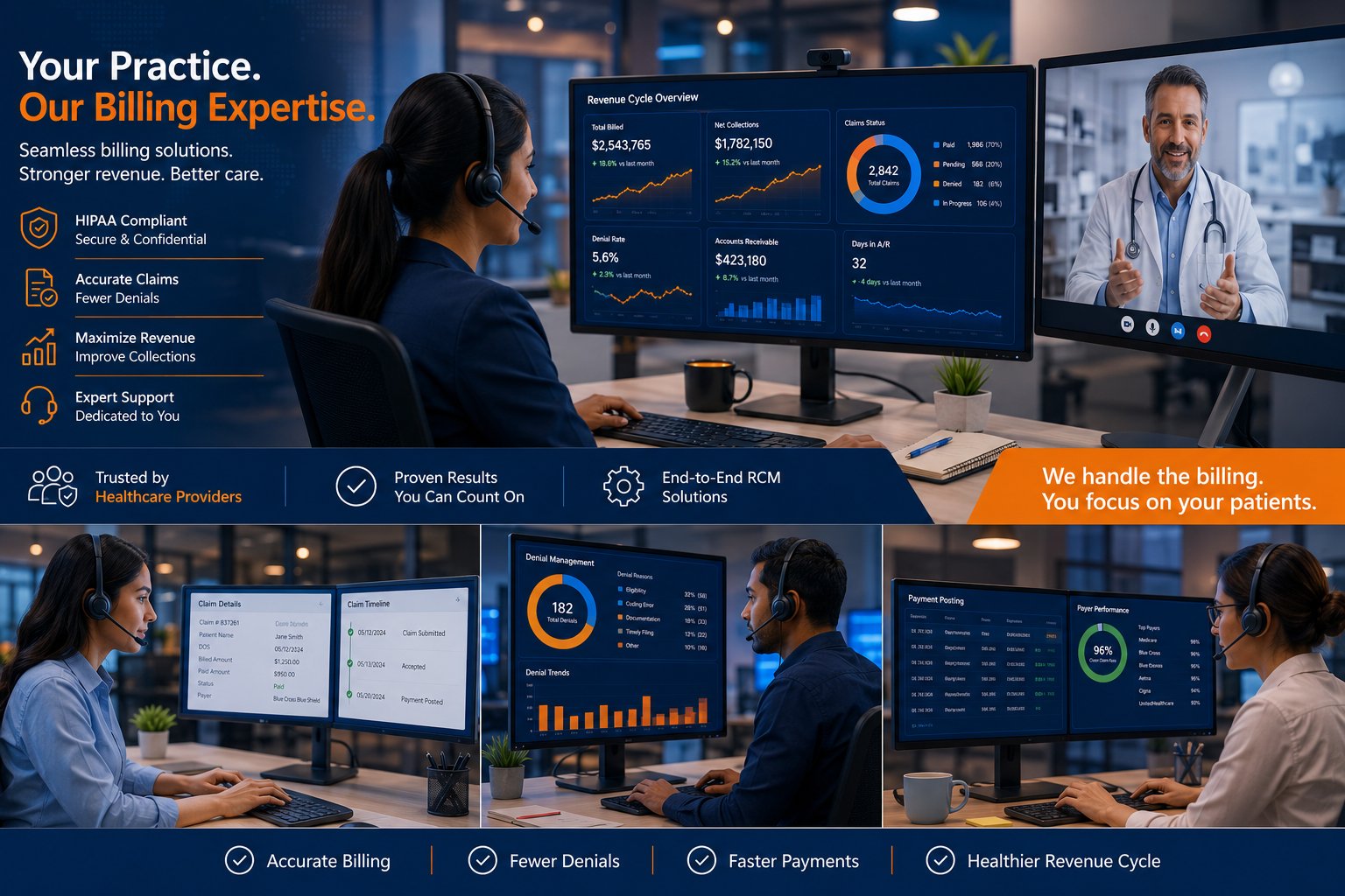 healthcare revenue cycle management solutions