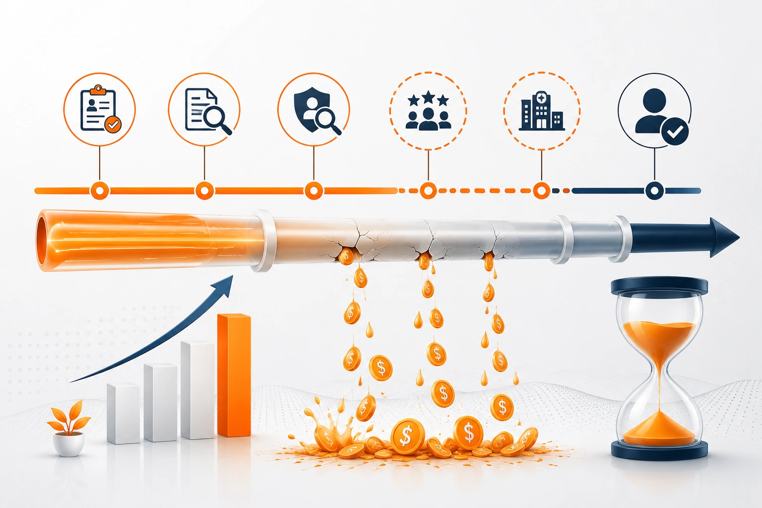 Credentialing delays revenue loss timeline for healthcare practices in 2026