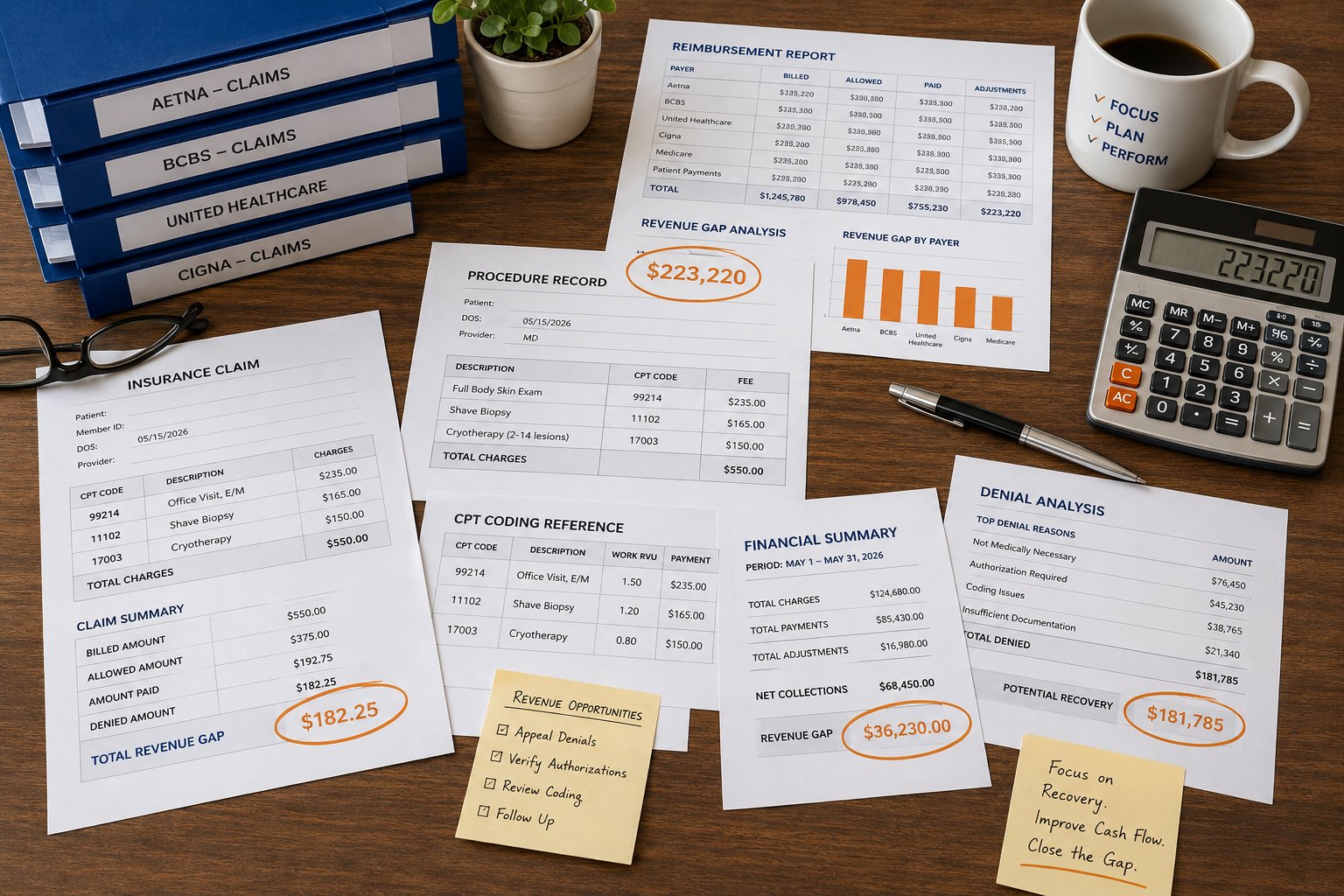dermatology revenue loss