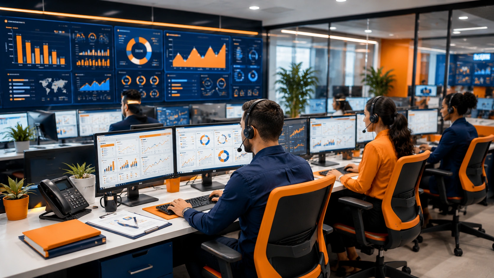 outsourced medical billing team revenue cycle dashboard.